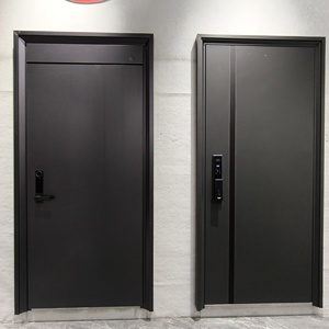 Modern Minimalist Anti-Theft Security Door With Smart Fingerprint Lock