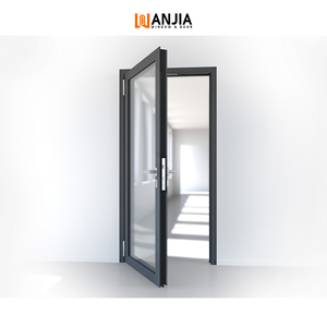 Commercial Spring Fingerprint Lock Automatic Open Swing Doors