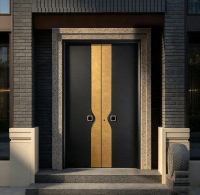 S-013 Custom Color Aluminum Double Door