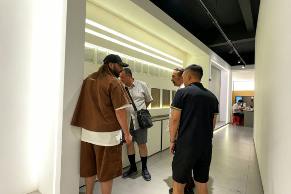 New all-aluminum pivot armored door