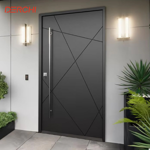Residence Main Entrance Security Aluminum Front Entry Door Villa Door
