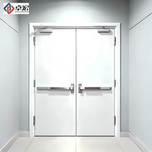 Fire Door Certified Steel 90 Minute Fire Rated Hotel Lobby Entrance