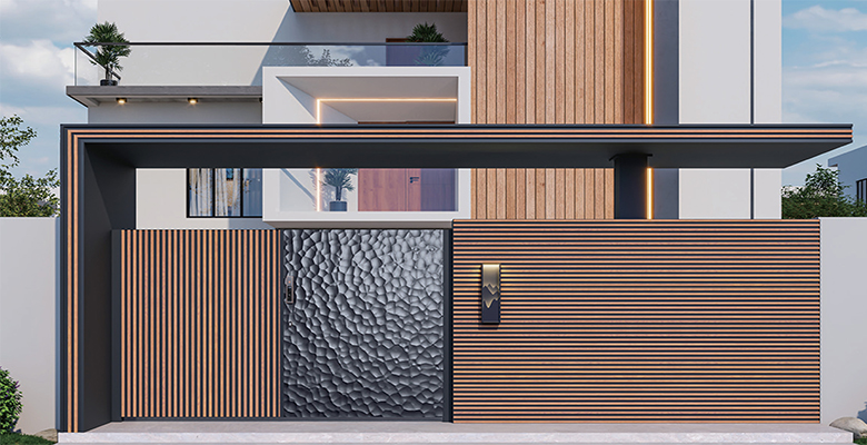 Aluminum swing and sliding gate
