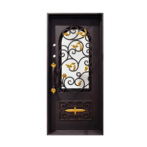 Deeply Customized Handmade Forging High-quality Modern Villa Entrance Waterproof Entry Doors