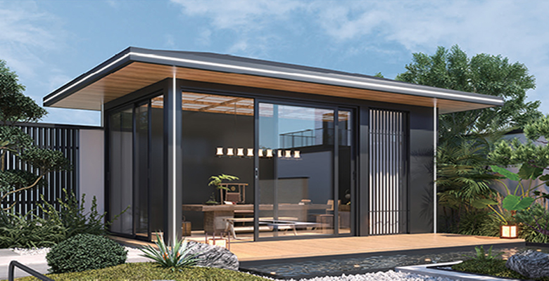 Outdoor aluminum pergola