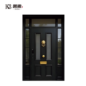 Customized Casement Aluminium Alloy Glass Door Exterior Security
