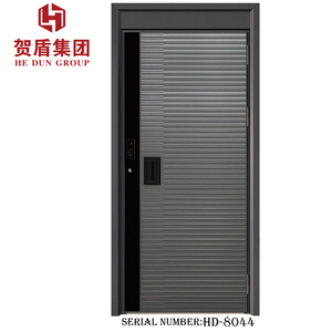 Cast Aluminum Entrance Door Carved Relief Pattern
