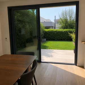 OEM Custom Townhouse Patio Door 2 Panels Airtight Waterproof Multi-Point Lock