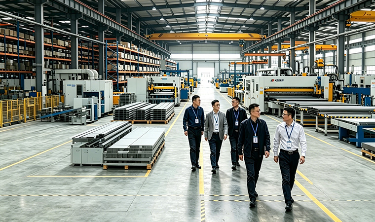 Factory tour invitation for overseas B2B door buyers