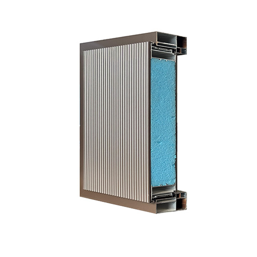 T85 series aluminum door cross-section