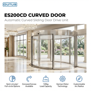 OUTUS 90-360 Degree Arc 1200mm Radius IP44 for Shopping Mall Lobby Hotel Entrance
