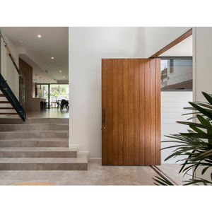 Modern Design Solid Wood Pivot Entry Door for Villa