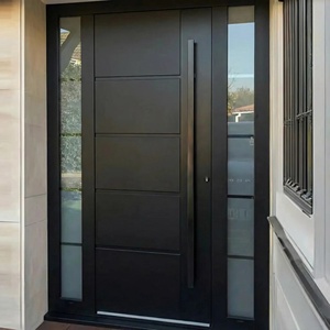 Premium Aluminum Entrance Door Modern House Front Entry Weatherproof Minimalist Design