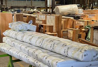 Export crating packaging stage