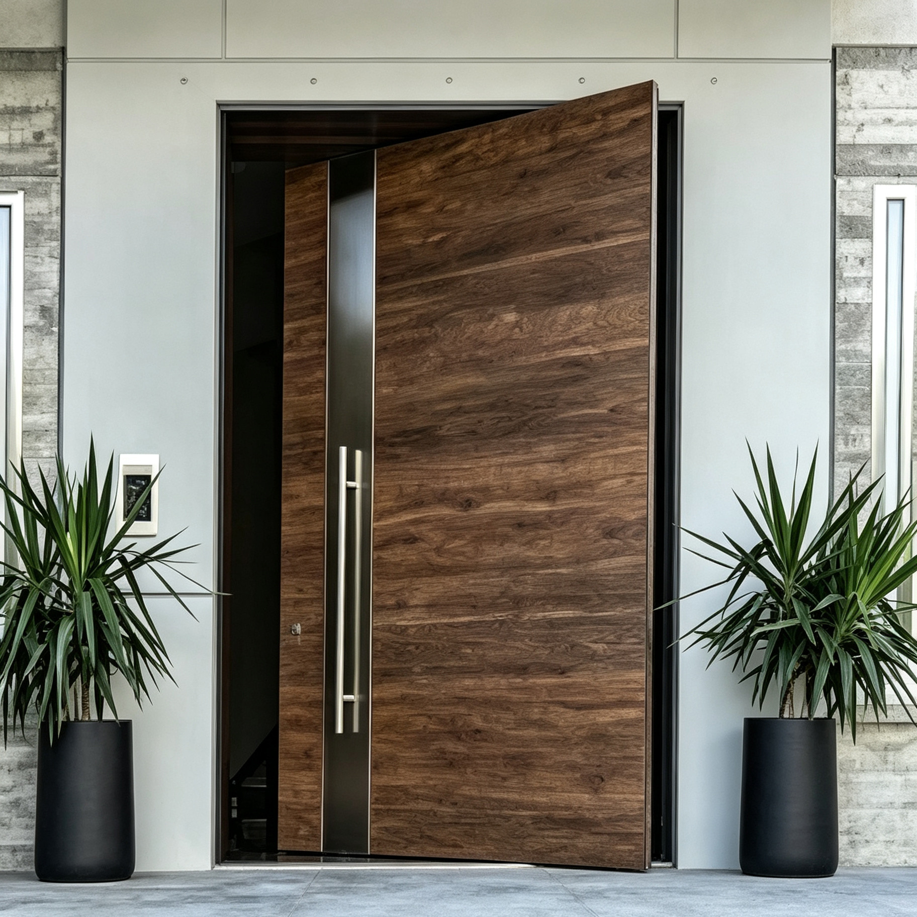 P-120 Custom Color Aluminum Pivot Door